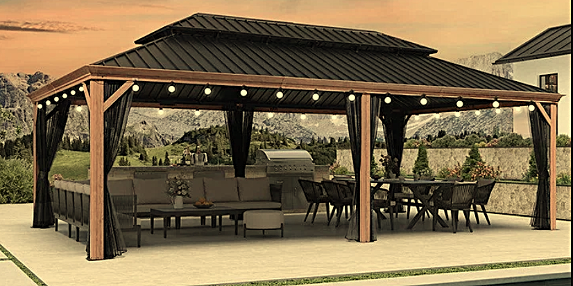 A spacious Gazebo for family gathering